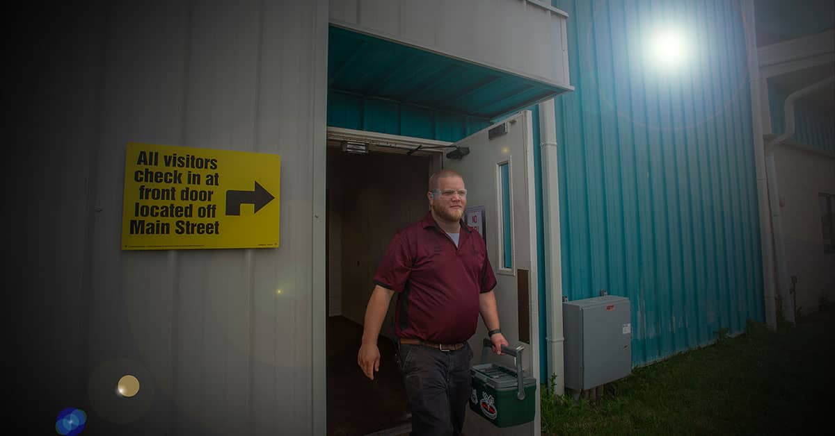 Safety Manager Inspection Reduced Visibility Risks: Fall Workplace Safety
