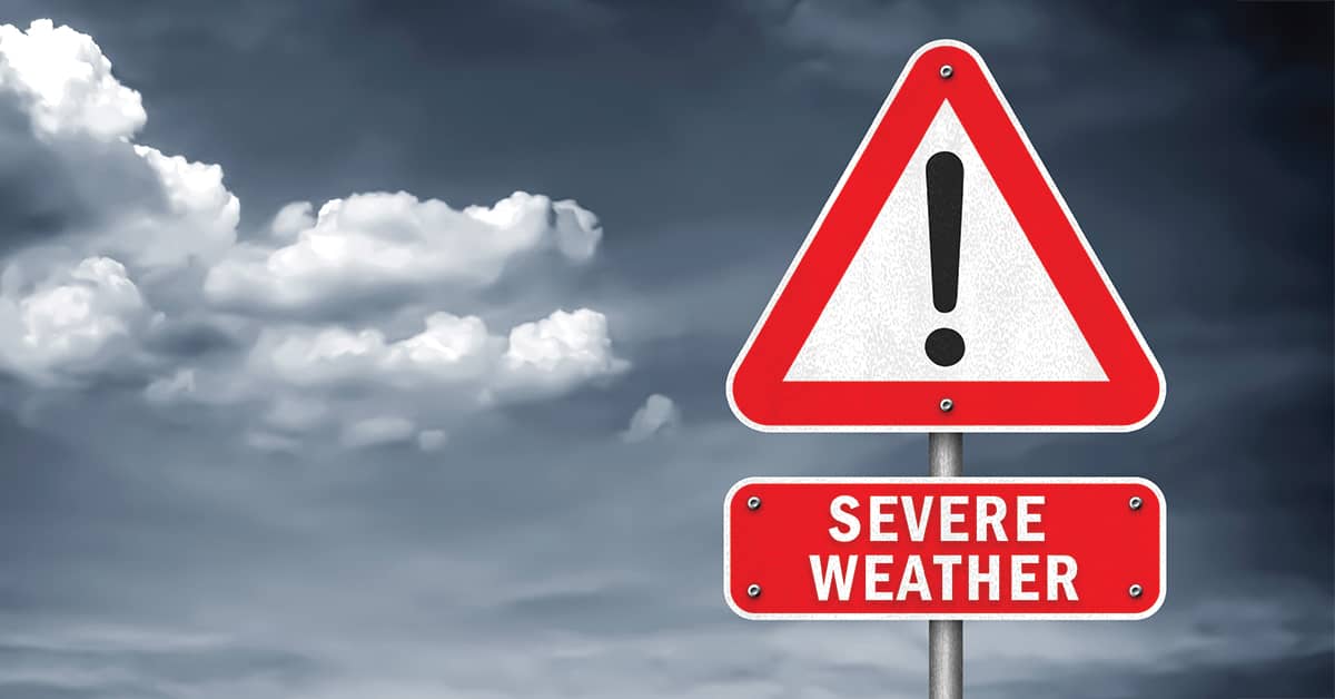 Severe Weather Sign