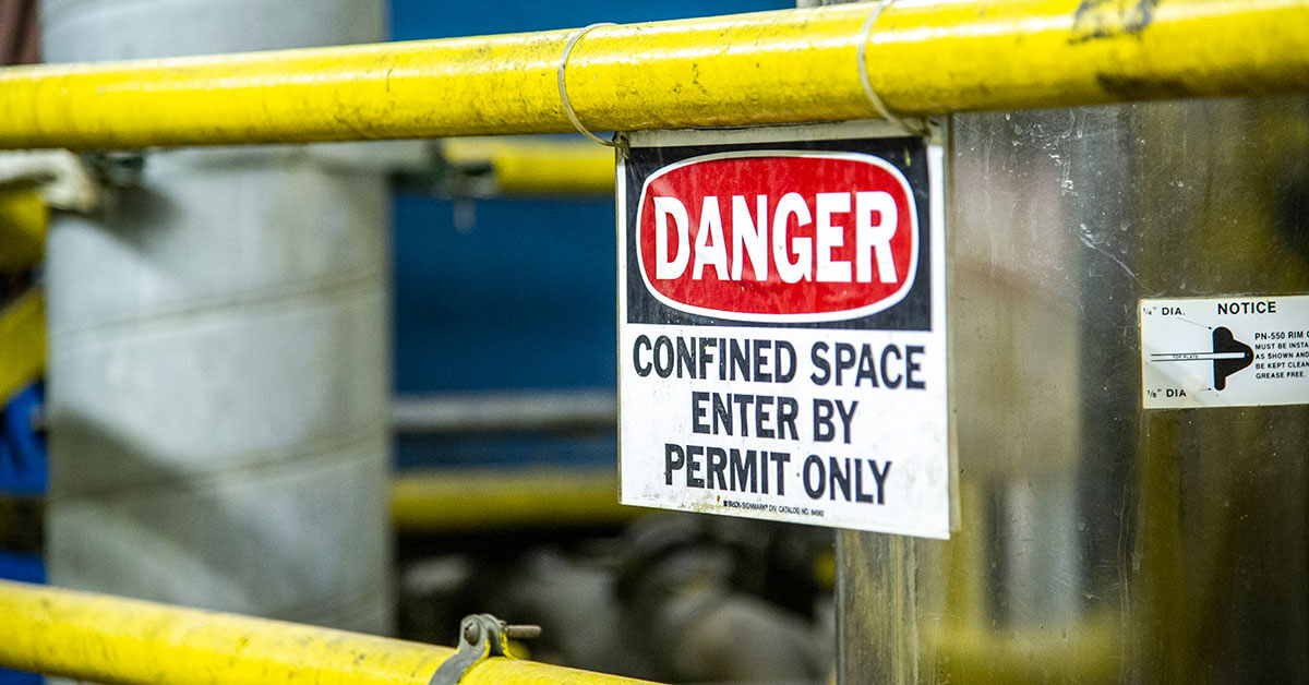 Confined Space Sign