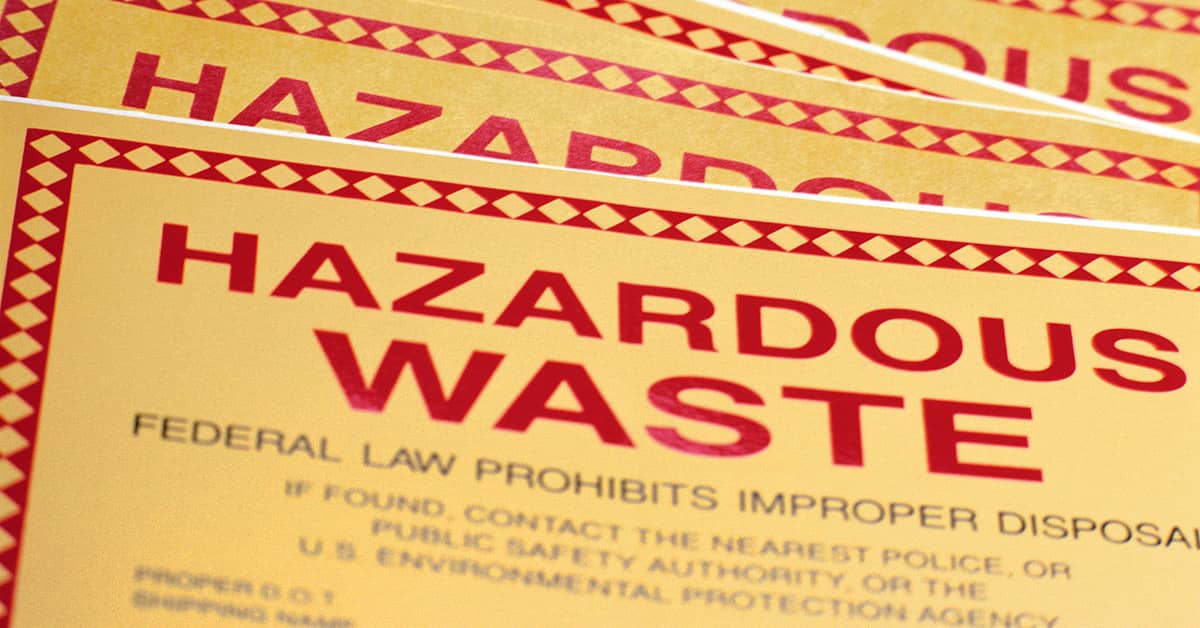 Hazardous Waste Label