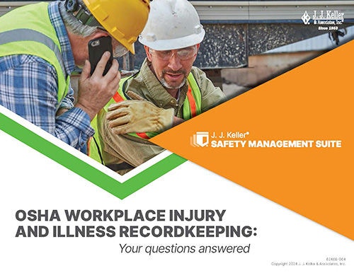 OSHA Injury & Illness Recordkeeping Whitepaper Cover