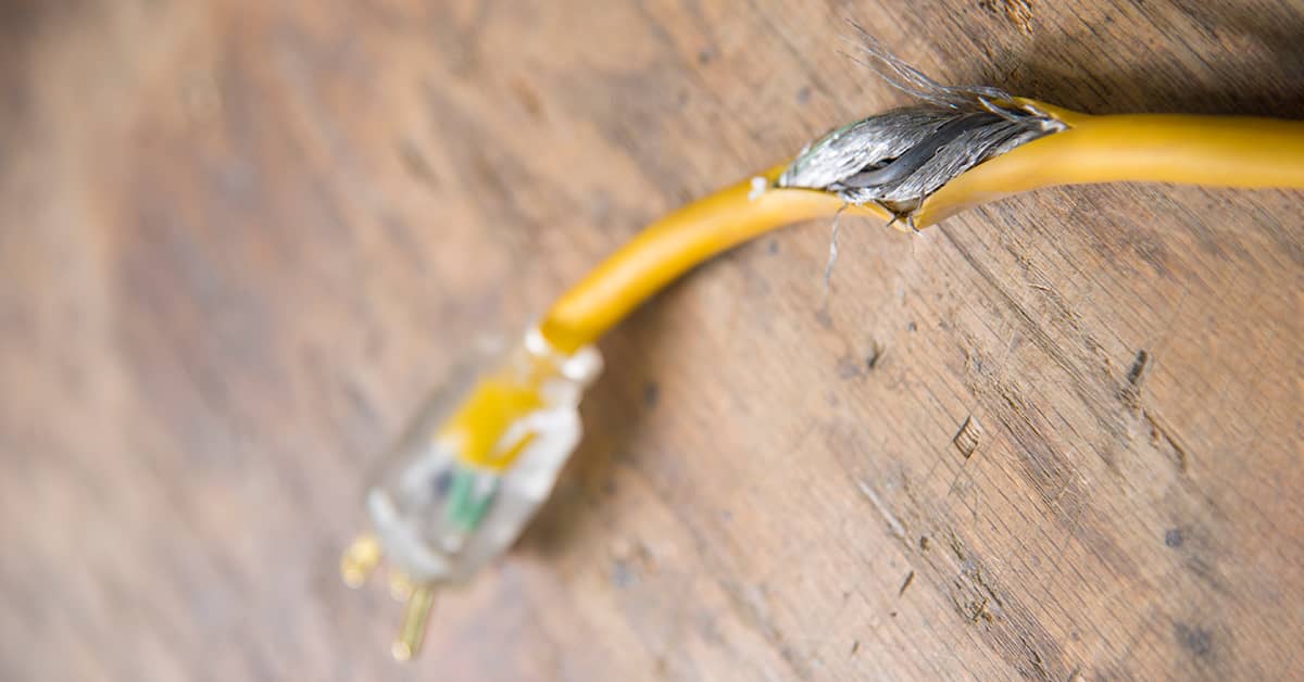 Damaged Electrical Cord