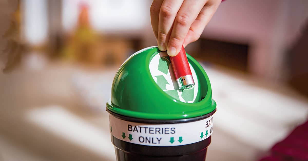 universal waste batteries
