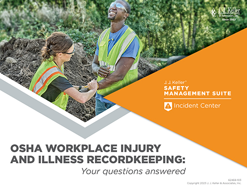 OSHA Injury & Illness Recordkeeping Whitepaper Cover