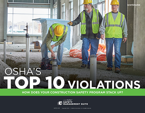 OSHA's Top 10 Violations for Construction Whitepaper Cover