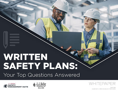 Written Safety Plans Whitepaper Cover